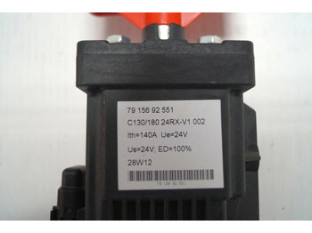 Elektrische Ausrüstung für Flurförderzeug unknown 7915692551 | Noodstop schakelaar Emergency off switch C130/180 24RX-V1 0 Noodstop schakelaar Emergency off switch C130/180 24RX-V1 002 24V/140A ED=100% sn. 7915692551: das Bild 2