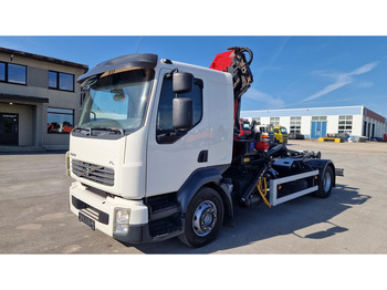 Abrollkipper, Autokran Volvo FL280 4X2 HMF 1560: das Bild 3