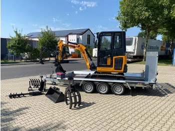 Minibagger, Anhänger Minibagger BK2000KSR + Tieflader + Zubehör *INKL.19% MWST*BERGER KRAUS*YANMAR*SCHWENKARM* VERSTELLFAHRWERK**: das Bild 4