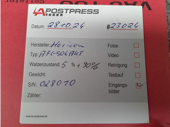 HORIZON Falzmaschine