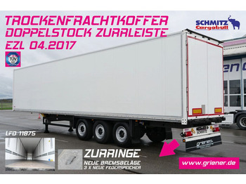 Koffer Auflieger Schmitz Cargobull SKO 24/ ZURRLEISTE / LASI/DOPPELSTOCK  ZURRINGE: das Bild 1