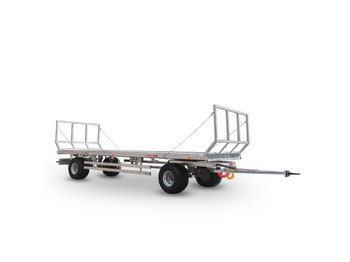 NEU: Landwirtschaftlicher Plattformanhänger Cynkomet Ballentransportwagen / Bale platform / Remorque pour balles / Rimorchio per balle / Przyczepa do przewozu bel: das Bild 3