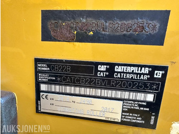 Walzen 2017 CAT CB22B VIBRO VALS - 1678 Timer: das Bild 4