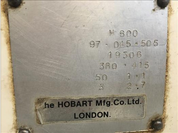 Lebensmittelmaschine Hobart H600 planetary mixer: das Bild 4