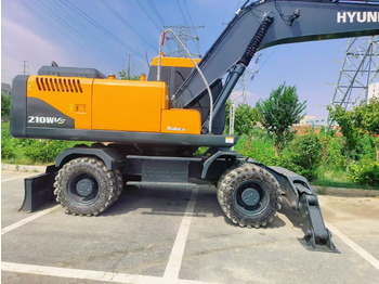 Mobilbagger Hyundai Korea imports Hyundai 210 Wheel excavator [ good ]: das Bild 3