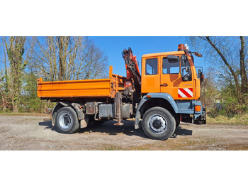 Kipper, Autokran MAN TGM 18.240PS 4x4 3.S-Kipper mit Kran: das Bild 5