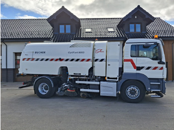 Kehrmaschine MAN TGS 18.320 Zamiatarka Kehrmaschine BUCHER OptiFant 8000 Karcher Euro 6 PM10 L/R Hochdruckreinigung: das Bild 5