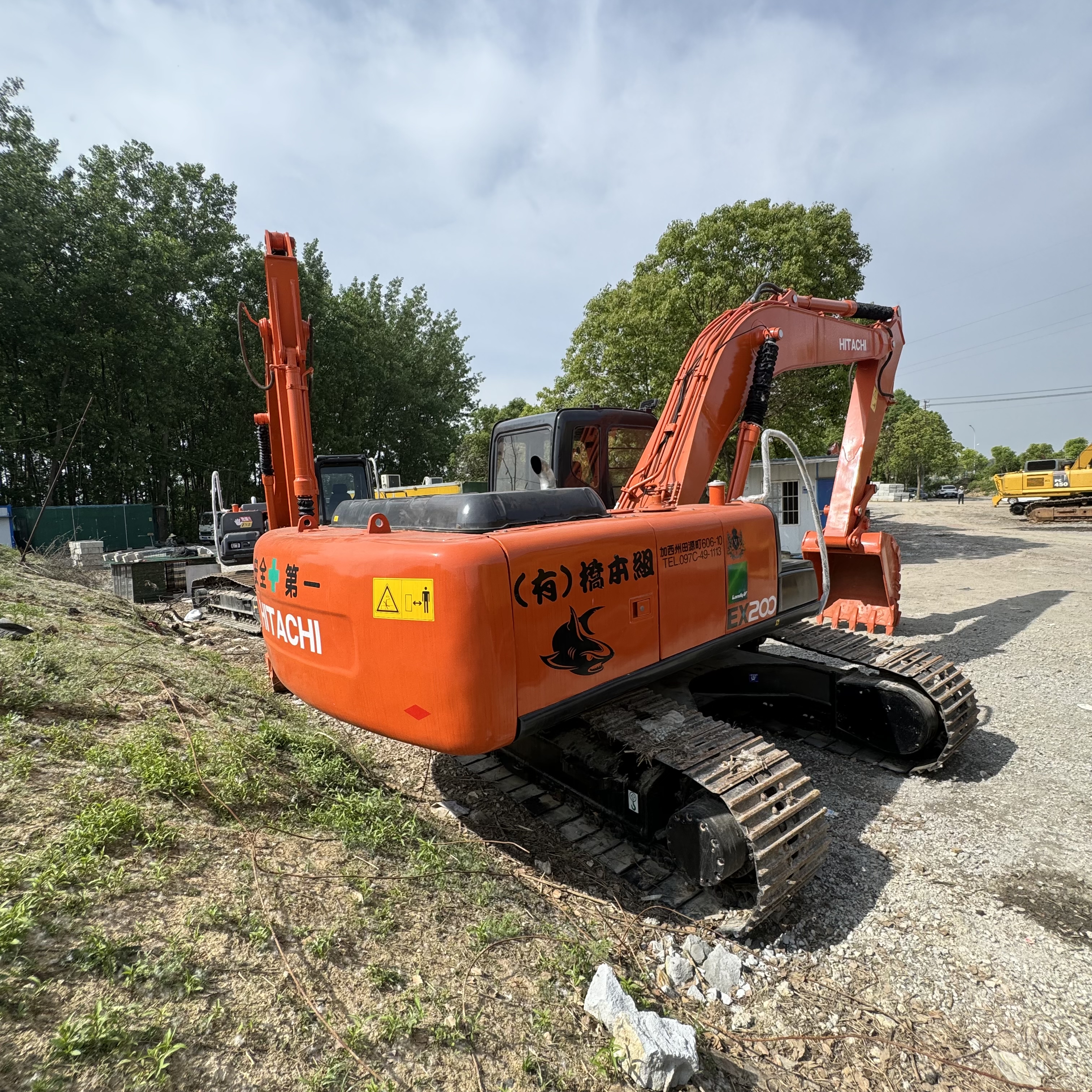 Kettenbagger HITACHI ZX200: das Bild 4