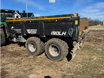 Landwirtschaftlicher Kipper 2020 Richard Western wf19DLH 2 axle dump trailer for tractor: das Bild 4
