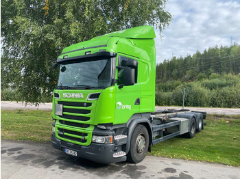 SCANIA R 520 Containerwagen/ Wechselfahrgestell LKW