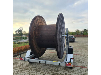 NEU: Kabeltrommelanhänger PRZYCZEPA SŁUPOWA KABLOWA PRZEWÓZ KABLI 3500 KG / POLE CABLE TRAILER FOR CABLE TRANSPORT 3500 KG: das Bild 3