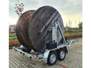 NEU: Kabeltrommelanhänger PRZYCZEPA SŁUPOWA KABLOWA PRZEWÓZ KABLI 3500 KG / POLE CABLE TRAILER FOR CABLE TRANSPORT 3500 KG: das Bild 2
