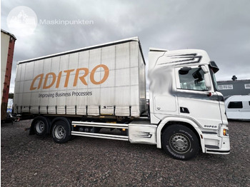 Containerwagen/ Wechselfahrgestell LKW Scania R 580: das Bild 4
