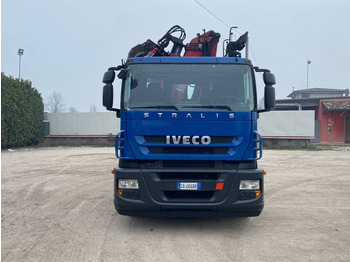 Abrollkipper, Autokran IVECO STRALIS 260.450 SCARRABILE CON GRU: das Bild 2