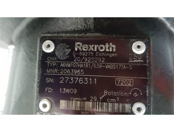 Hydraulik Rexroth A6VM107HA1R1/63W -JCB 409BZX-Drive motor/Fahrmotor: das Bild 4