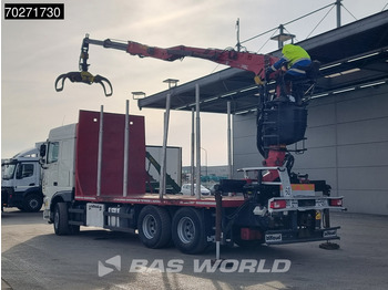 Holztransporter, Autokran DAF XF 510 6X4 Jonsered Z-Crane SC ACC Retarder Euro 6: das Bild 2