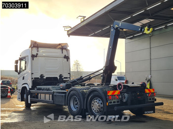 NEU: Abrollkipper Scania G460 6X2 NEW! 20tons HIAB Containersystem Lift+Steering Axle Automatic Retarder Euro 6: das Bild 5