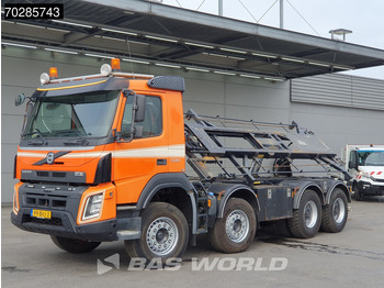 Seil Abrollkipper Volvo FMX 500 FMX 8X4 NL-Truck 28tons SAWO 3-Side cable lift Steelsuspension Retarder Automatic Euro 6: das Bild 3