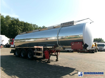 Tankauflieger Crane Fruehauf Chemical ACID tank inox 30 m3 / 1 comp: das Bild 2