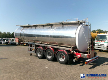 Tankauflieger Crane Fruehauf Chemical ACID tank inox 30 m3 / 1 comp: das Bild 3