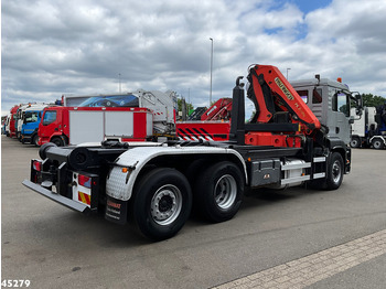 Abrollkipper, Autokran MAN TGA 26.360 6x2 Palfinger 21 Tonmeter laadkraan: das Bild 4