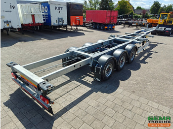 NEU: Container/ Wechselfahrgestell Auflieger Fliegl SDS01 3-Assen SAF - LiftAs - Schijfremmen - Alle Aansluitingen - Gegalvaniseerd - Kop/KontSchuiver - Ongebruikt!: das Bild 2