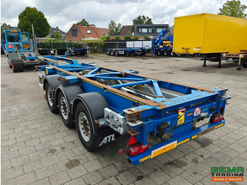 Container/ Wechselfahrgestell Auflieger Van Hool 3B0079 3-Assen SAF - Schijfremmen - Alle aansluitingen / Universeel chassis - 10 Stuks op Voorraad: das Bild 3