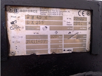 Schnellwechsler für Baumaschine Boforce SW45H -: das Bild 5