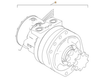 CASE Hydraulikmotor