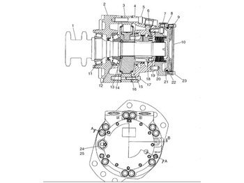 CASE Hydraulikmotor