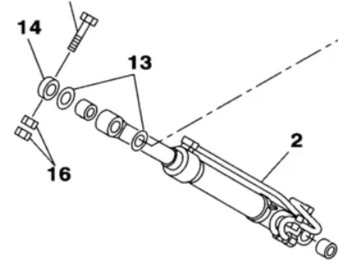 CASE Hydraulikzylinder