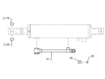 CASE Hydraulikzylinder