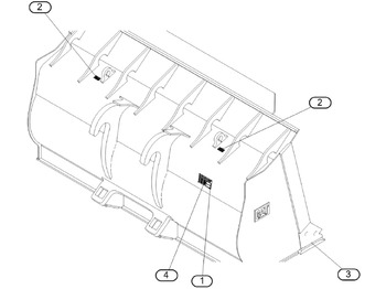 CATERPILLAR Ladeschaufel