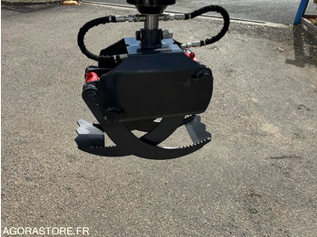 Landmaschine Grappin forestier avec rotator pour mini chargeuse à chenilles: das Bild 2