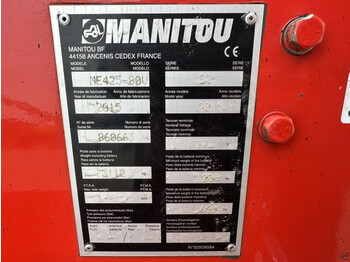 Elektrostapler Manitou ME425-80V 2.5 ton Triplex Freelift Sideshift Elektra Heftruck: das Bild 3