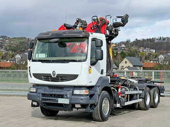 Abrollkipper, Autokran Renault KERAX 460 DXI * ABROLLKIPPER  * EPSILON Q170Z69: das Bild 2