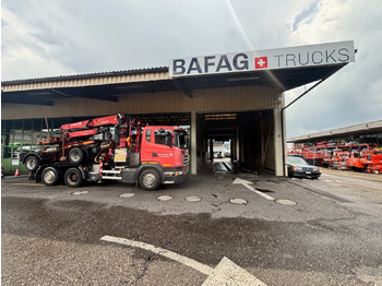 Holztransporter, Autokran SCANIA G490 6x2: das Bild 2 Holztransporter, Autokran SCANIA G490 6x2: das Bild 2