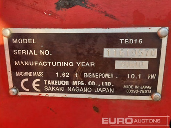 TAKEUCHI Minibagger