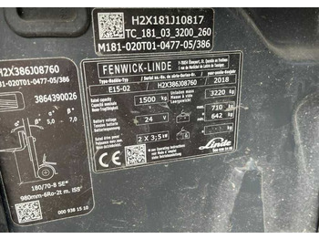 Elektrostapler Linde E15-02: das Bild 3 Elektrostapler Linde E15-02: das Bild 3