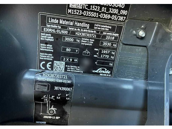 Elektrostapler Linde E30RHL/600: das Bild 4