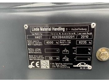 LINDE H40 Treibgasstapler