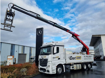 Mercedes-Benz Actros 2745 L 6x2 Baustoffpritsche+Kran Retarder  - Leasing Mercedes-Benz Actros 2745 L 6x2 Baustoffpritsche+Kran Retarder: das Bild 1
