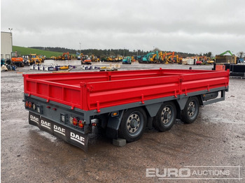 Pritschenanhänger/ Plattformanhänger 2013 Dooley 10 Ton Tri-Axle Drop Side Drag Trailer: das Bild 3 Pritschenanhänger/ Plattformanhänger 2013 Dooley 10 Ton Tri-Axle Drop Side Drag Trailer: das Bild 3