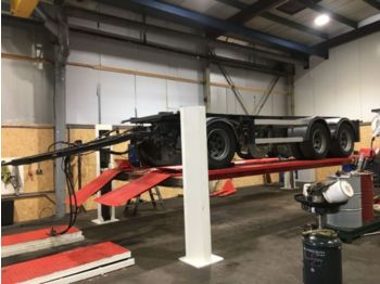 Container/ Wechselfahrgestell Anhänger Van Hool Kipper Tipper: das Bild 1