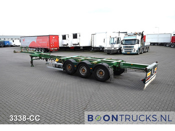 Container/ Wechselfahrgestell Auflieger Broshuis 3UCC-39/45 2X20-30-40-45ft HC * LIFT AXLE * 2 x EXTENDABLE: das Bild 3