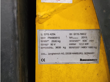 Elektrostapler Jungheinrich EFG425K: das Bild 5