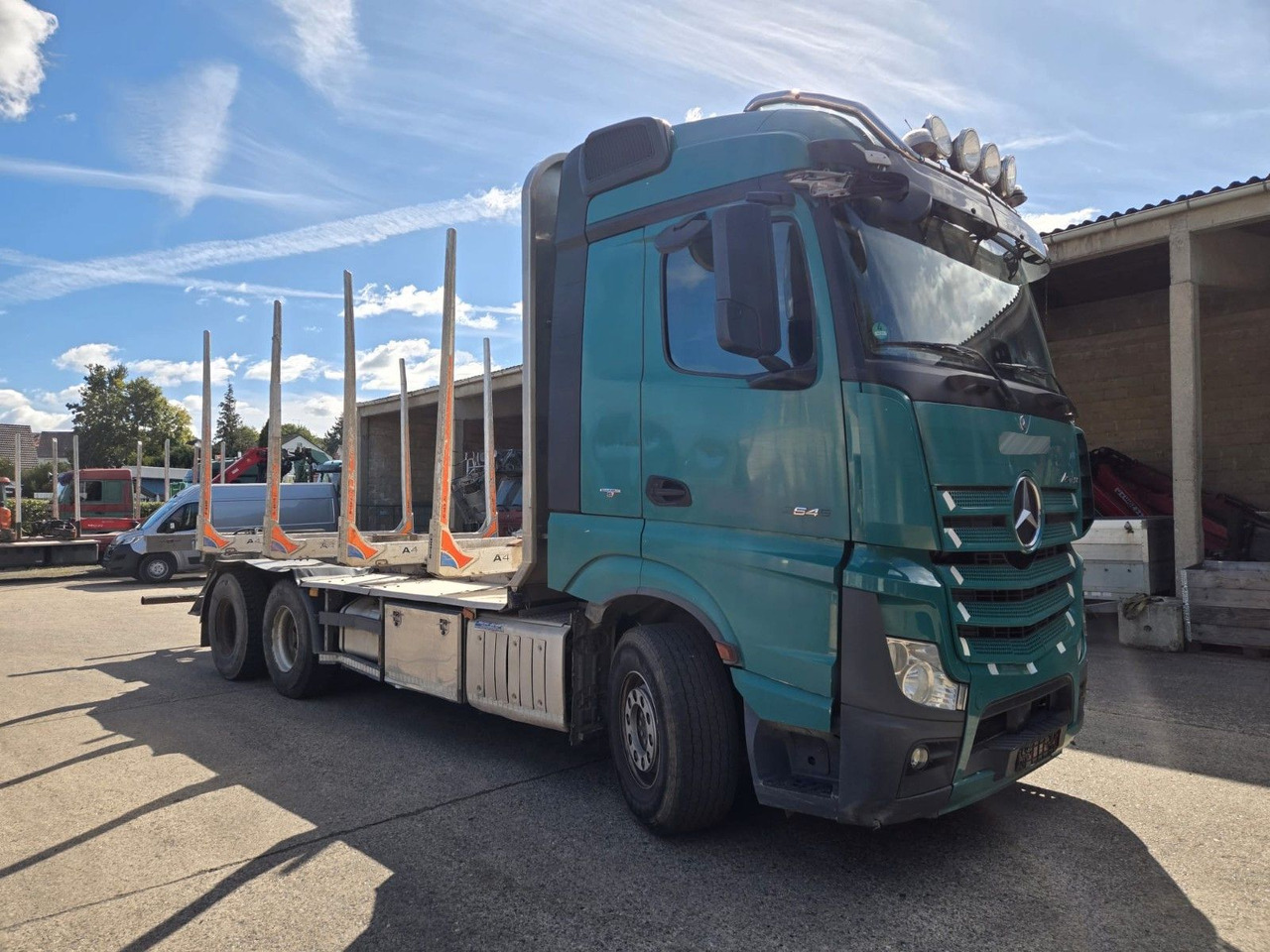 Mercedes-Benz Actros 2645 Holztransporter ohne Kran - Containerwagen/ Wechselfahrgestell LKW: das Bild 2 Mercedes-Benz Actros 2645 Holztransporter ohne Kran - Containerwagen/ Wechselfahrgestell LKW: das Bild 2