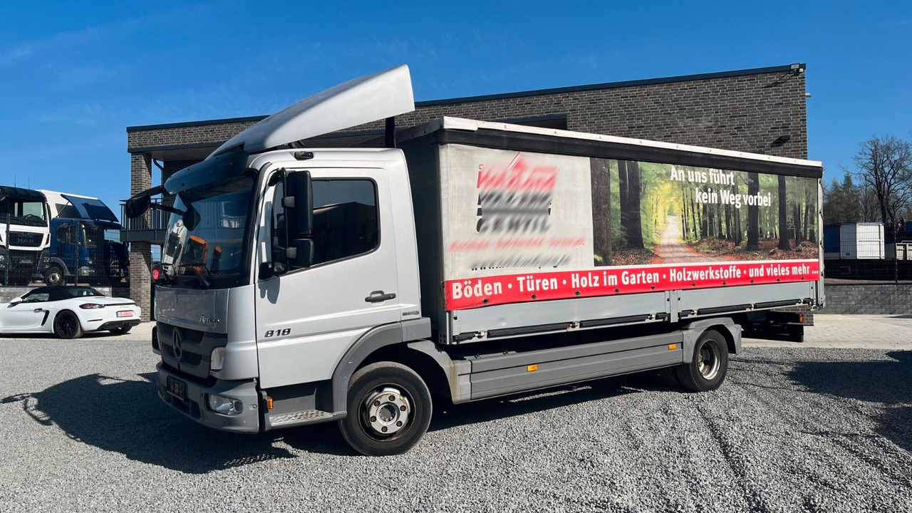 Mercedes-Benz Atego 818 Pritsche + Plane Schiebeplane - Plane LKW: das Bild 1 Mercedes-Benz Atego 818 Pritsche + Plane Schiebeplane - Plane LKW: das Bild 1