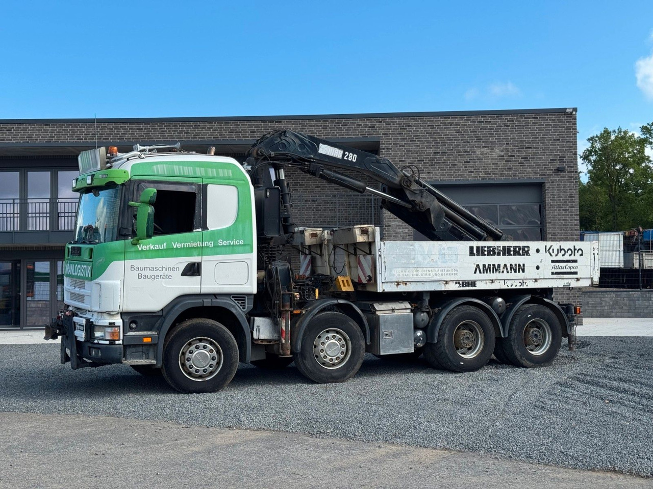 Scania 164G 580 V8 Kran Hiab 280 Retarder Sattelplatte Scania 164G 580 V8 Kran Hiab 280 Retarder Sattelplatte - Pritsche LKW, Autokran: das Bild 1 Scania 164G 580 V8 Kran Hiab 280 Retarder Sattelplatte Scania 164G 580 V8 Kran Hiab 280 Retarder Sattelplatte - Pritsche LKW, Autokran: das Bild 1
