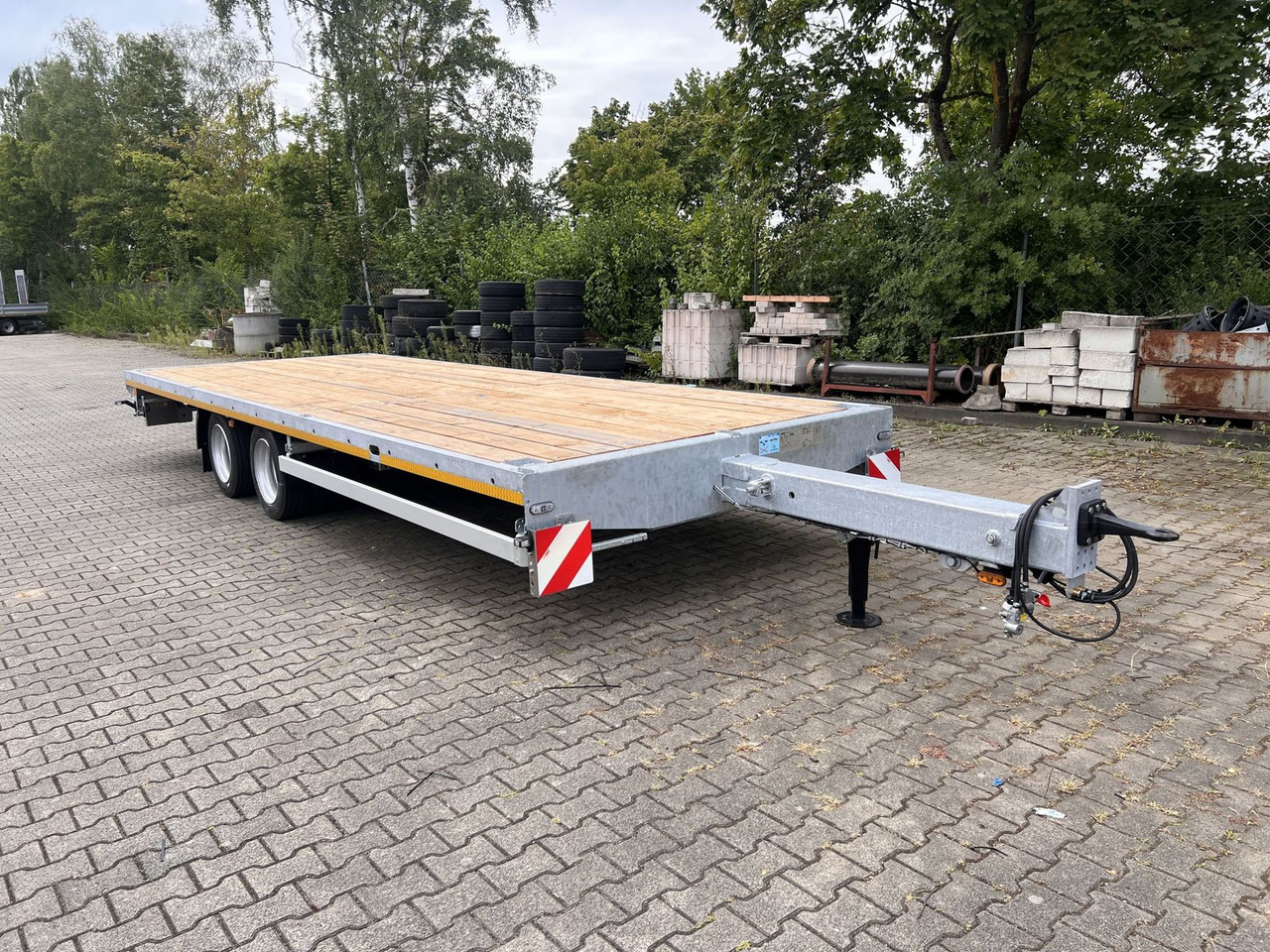 Auflieger Möslein  13,9 t Tandemanhänger- Tieflader, ausziehbar: das Bild 10